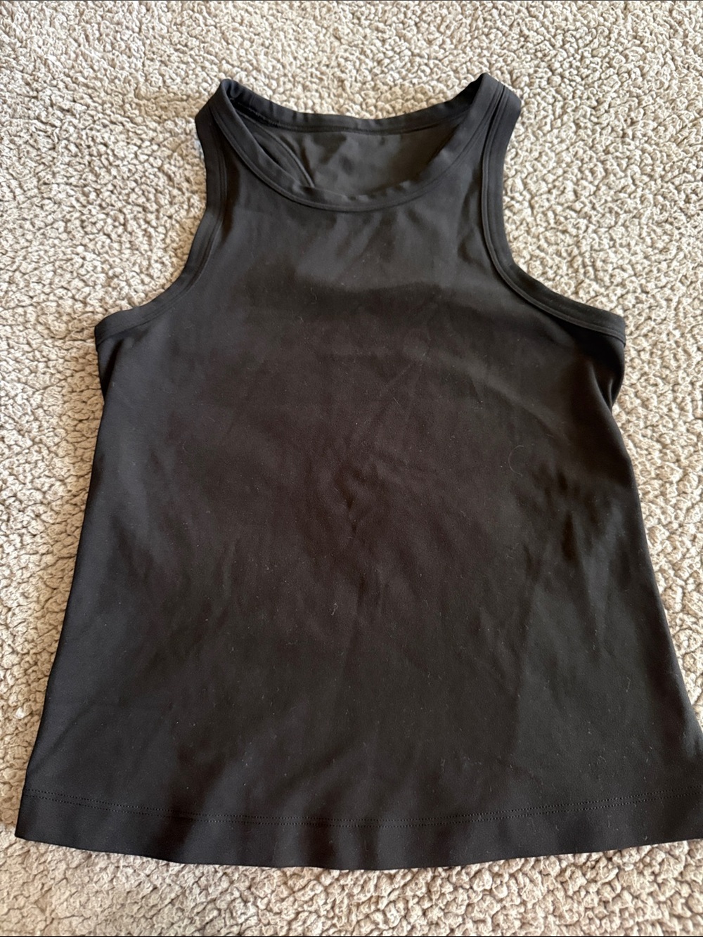 Black lululemon athletica racer back Tank Top